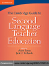 Cambridge Guide to Second Language Teacher Education (eBook)